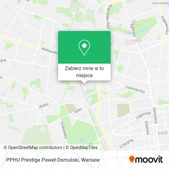 Mapa PPHU Prestige Paweł Osmulski