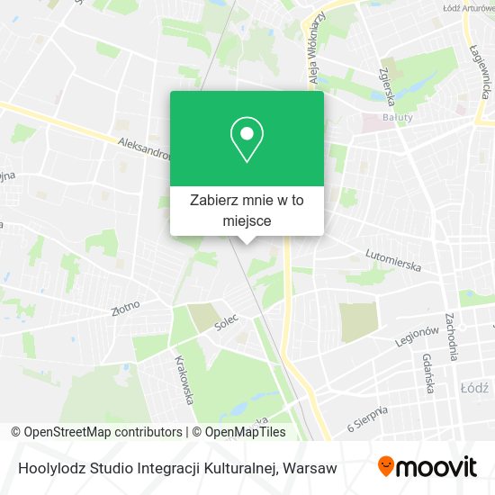 Mapa Hoolylodz Studio Integracji Kulturalnej