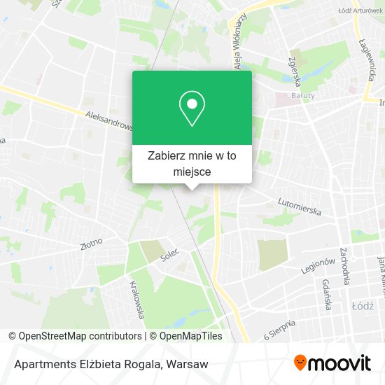 Mapa Apartments Elżbieta Rogala