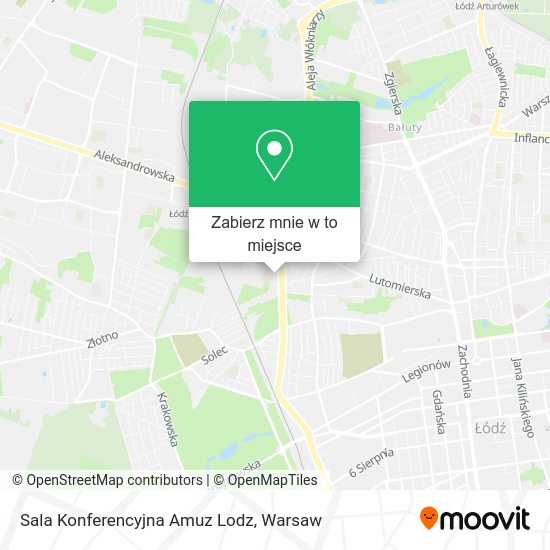 Mapa Sala Konferencyjna Amuz Lodz