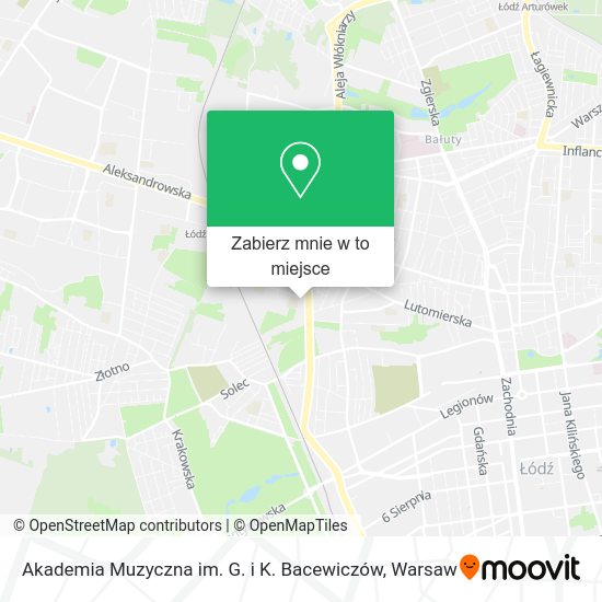 Mapa Akademia Muzyczna im. G. i K. Bacewiczów