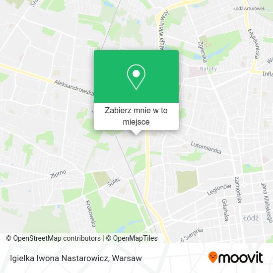 Mapa Igielka Iwona Nastarowicz