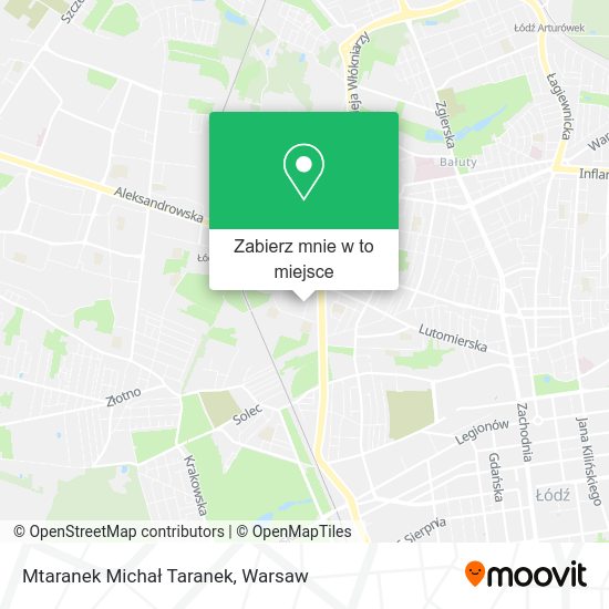 Mapa Mtaranek Michał Taranek