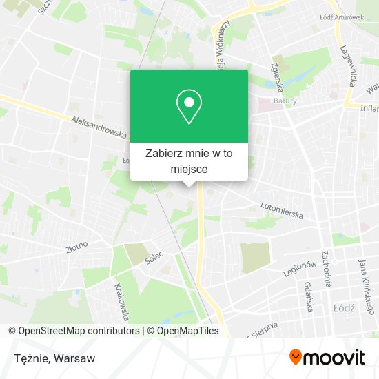 Mapa Tężnie