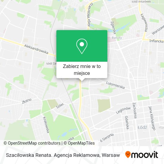 Mapa Szaciłowska Renata. Agencja Reklamowa