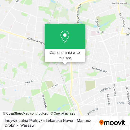 Mapa Indywidualna Praktyka Lekarska Novum Mariusz Drobnik