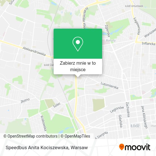 Mapa Speedbus Anita Kociszewska