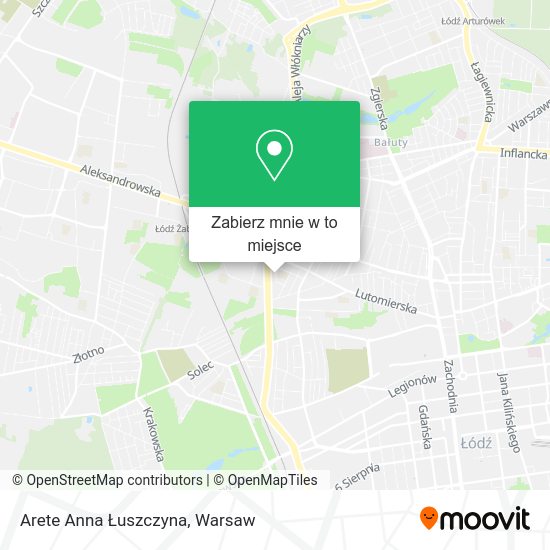 Mapa Arete Anna Łuszczyna