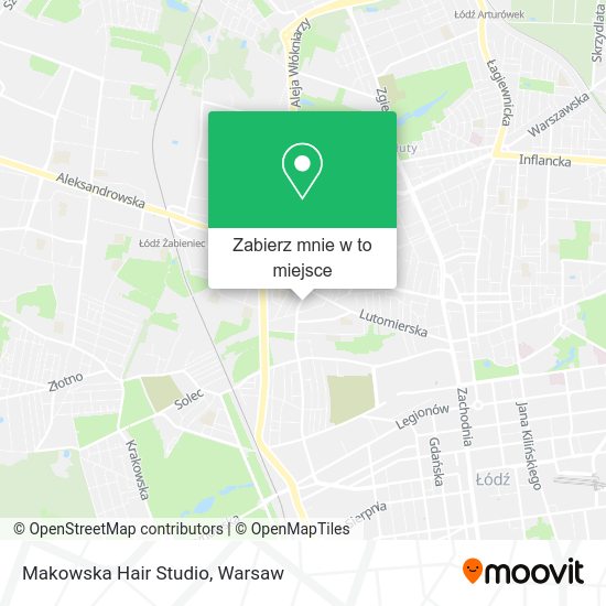 Mapa Makowska Hair Studio