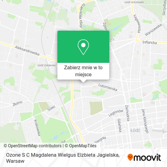 Mapa Ozone S C Magdalena Wielgus Elzbieta Jagielska