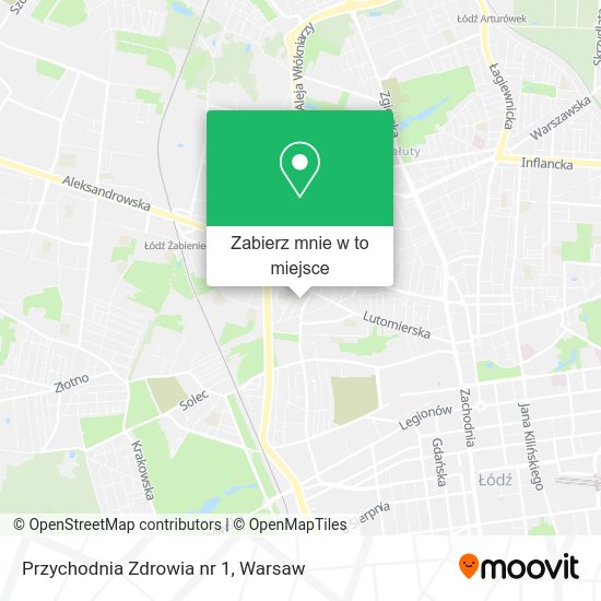 Mapa Przychodnia Zdrowia nr 1