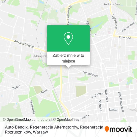 Mapa Auto-Bendix. Regeneracja Alternatorów, Regeneracja Rozruszników