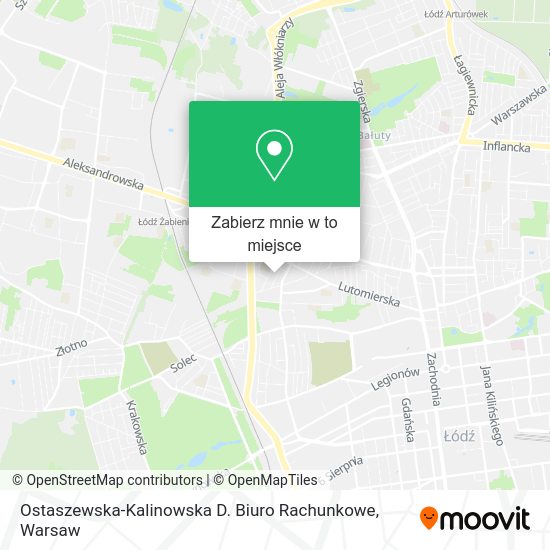 Mapa Ostaszewska-Kalinowska D. Biuro Rachunkowe