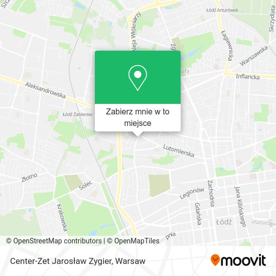 Mapa Center-Zet Jarosław Zygier