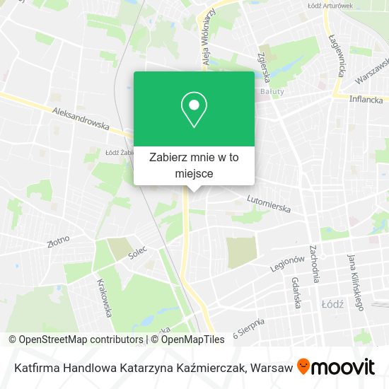 Mapa Katfirma Handlowa Katarzyna Kaźmierczak