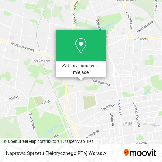 Mapa Naprawa Sprzetu Elektrycznego RTV