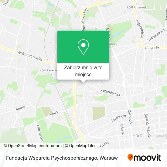 Mapa Fundacja Wsparcia Psychospołecznego