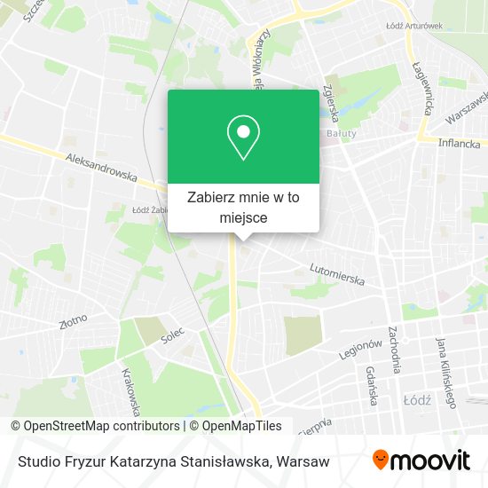 Mapa Studio Fryzur Katarzyna Stanisławska