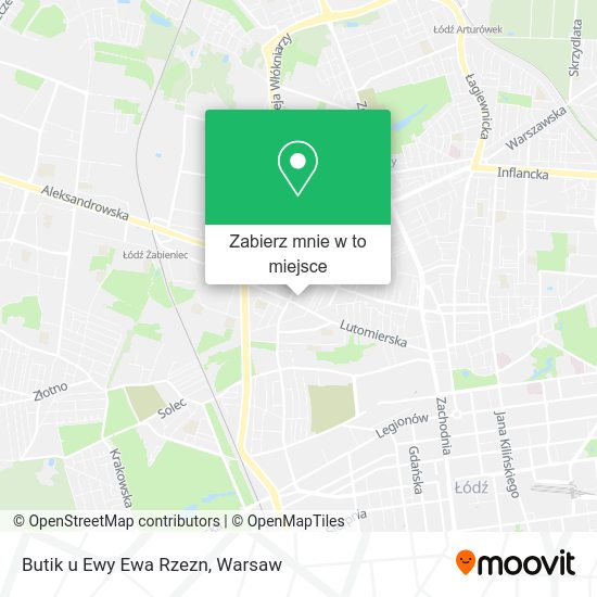 Mapa Butik u Ewy Ewa Rzezn