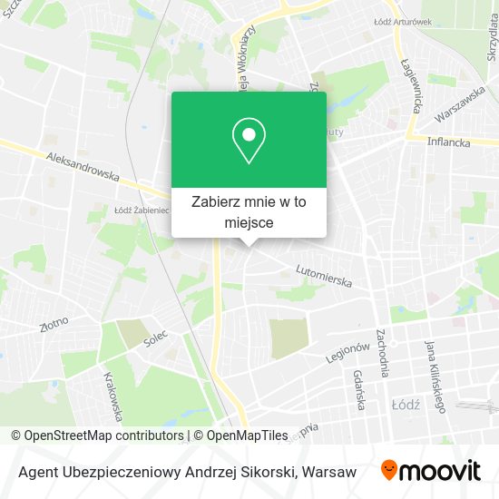 Mapa Agent Ubezpieczeniowy Andrzej Sikorski