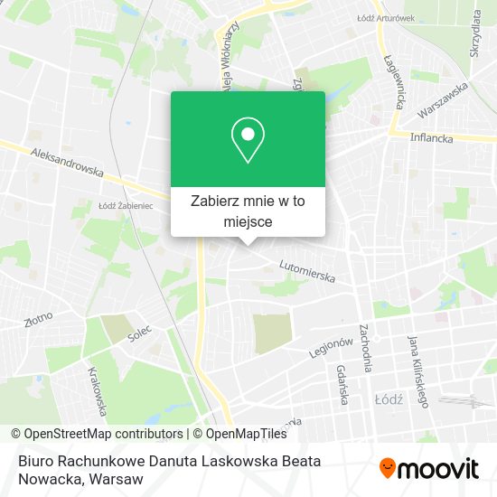 Mapa Biuro Rachunkowe Danuta Laskowska Beata Nowacka