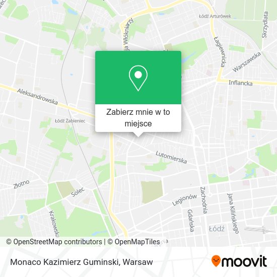 Mapa Monaco Kazimierz Guminski