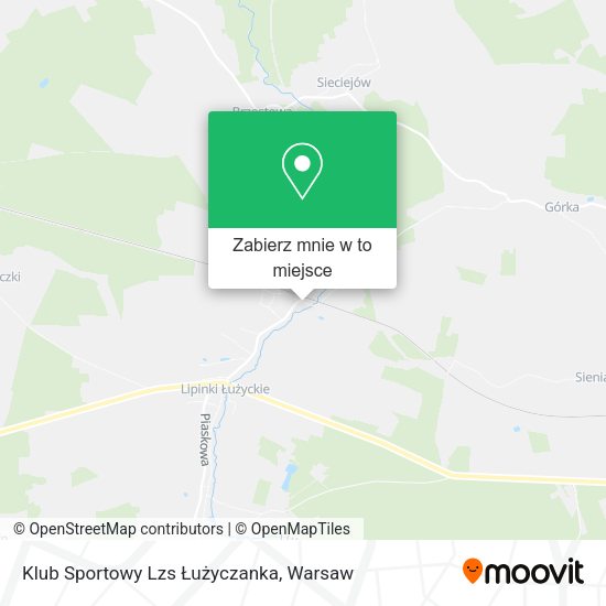 Mapa Klub Sportowy Lzs Łużyczanka