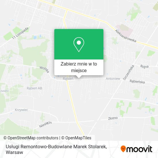 Mapa Usługi Remontowo-Budowlane Marek Stolarek