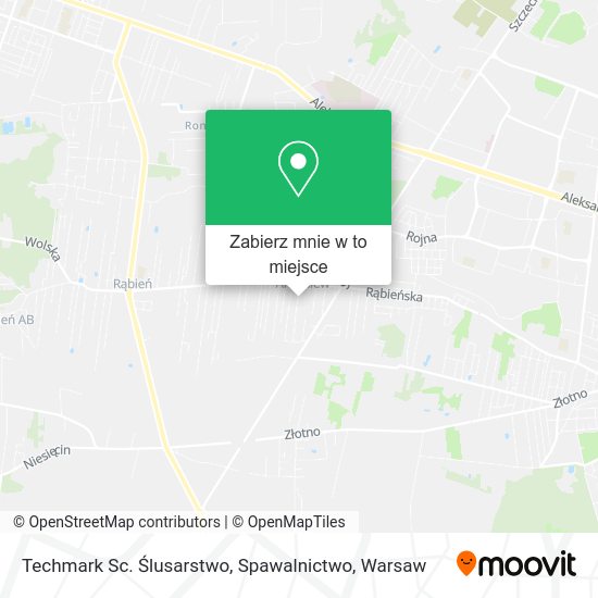 Mapa Techmark Sc. Ślusarstwo, Spawalnictwo