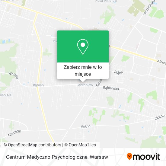 Mapa Centrum Medyczno Psychologiczne