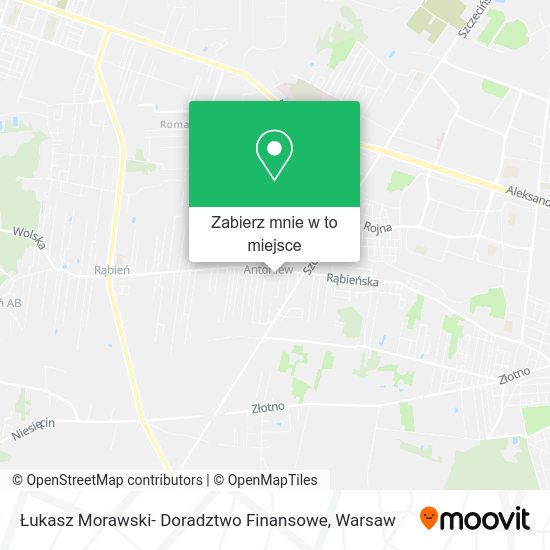 Mapa Łukasz Morawski- Doradztwo Finansowe