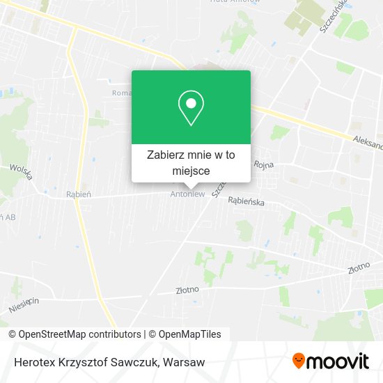 Mapa Herotex Krzysztof Sawczuk