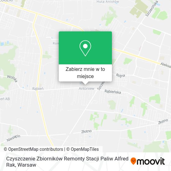 Mapa Czyszczenie Zbiorników Remonty Stacji Paliw Alfred Rak