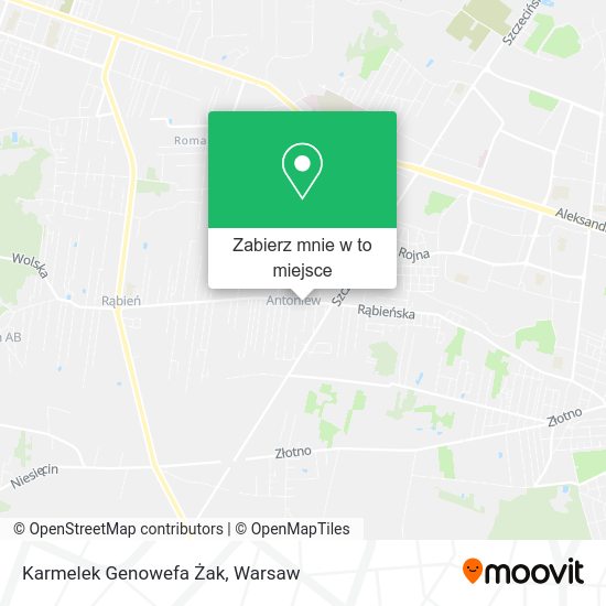 Mapa Karmelek Genowefa Żak