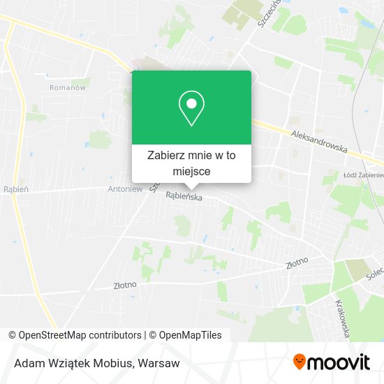 Mapa Adam Wziątek Mobius