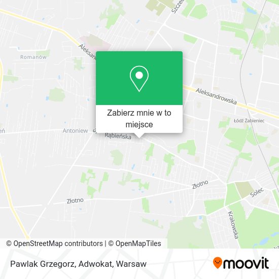 Mapa Pawlak Grzegorz, Adwokat