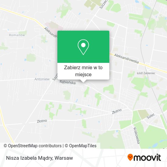 Mapa Nisza Izabela Mądry