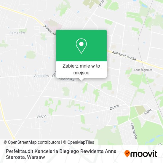 Mapa Perfektaudit Kancelaria Biegłego Rewidenta Anna Starosta