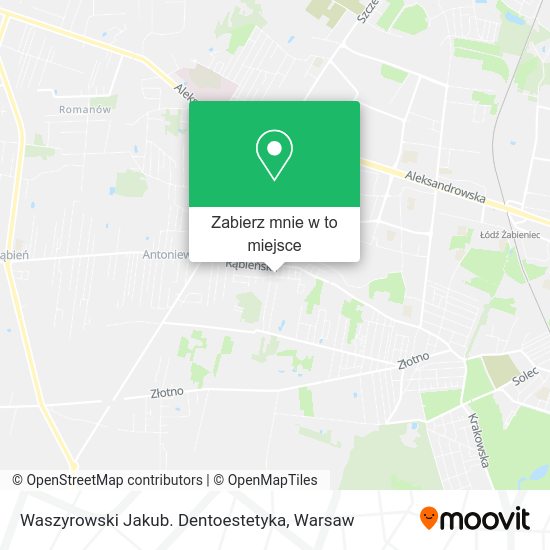 Mapa Waszyrowski Jakub. Dentoestetyka