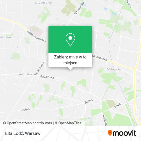 Mapa Elta Łódź