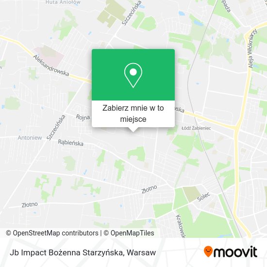 Mapa Jb Impact Bożenna Starzyńska