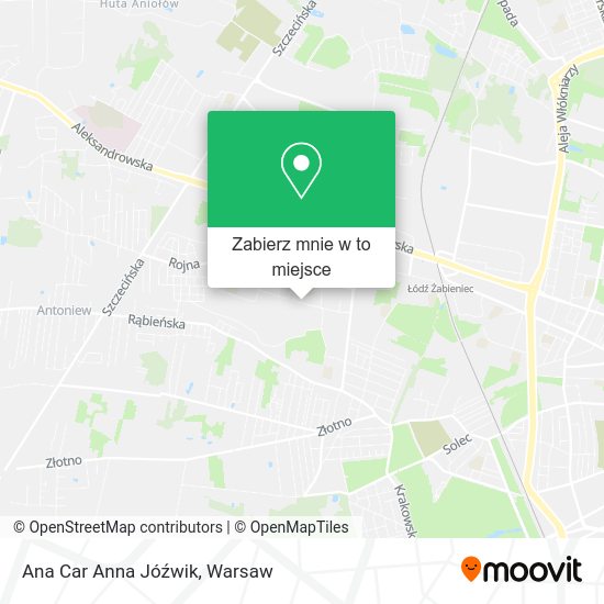 Mapa Ana Car Anna Jóźwik