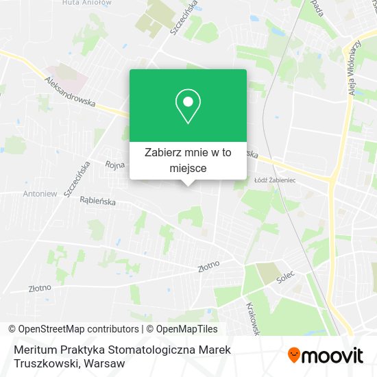 Mapa Meritum Praktyka Stomatologiczna Marek Truszkowski