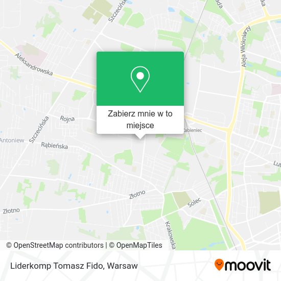 Mapa Liderkomp Tomasz Fido