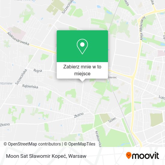 Mapa Moon Sat Sławomir Kopeć