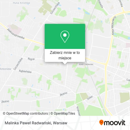 Mapa Malinka Paweł Radwański