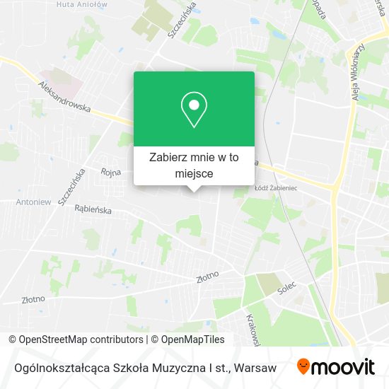 Mapa Ogólnokształcąca Szkoła Muzyczna I st.