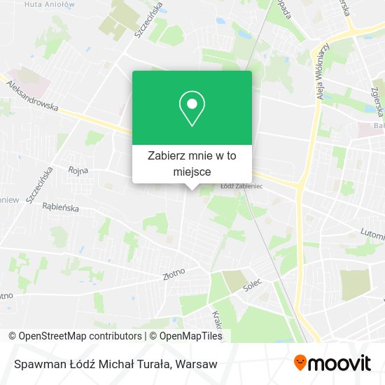 Mapa Spawman Łódź Michał Turała