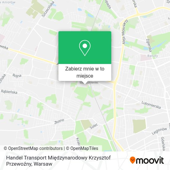 Mapa Handel Transport Międzynarodowy Krzysztof Przewoźny