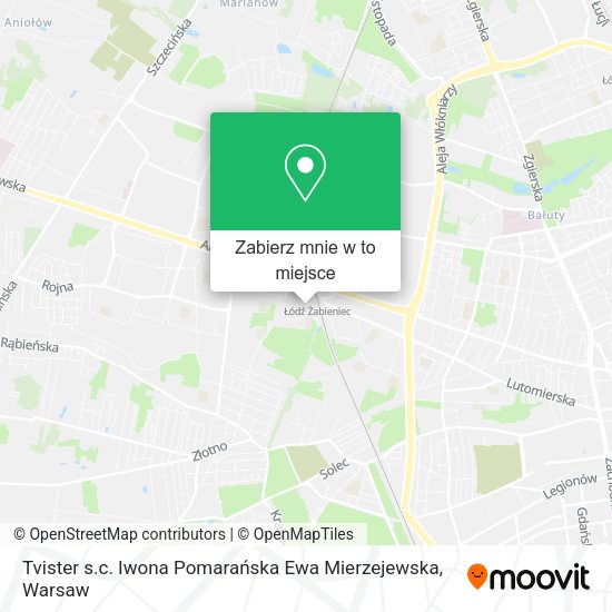 Mapa Tvister s.c. Iwona Pomarańska Ewa Mierzejewska